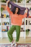 Terry B Classic Sweatshirt Apricot Sorbet